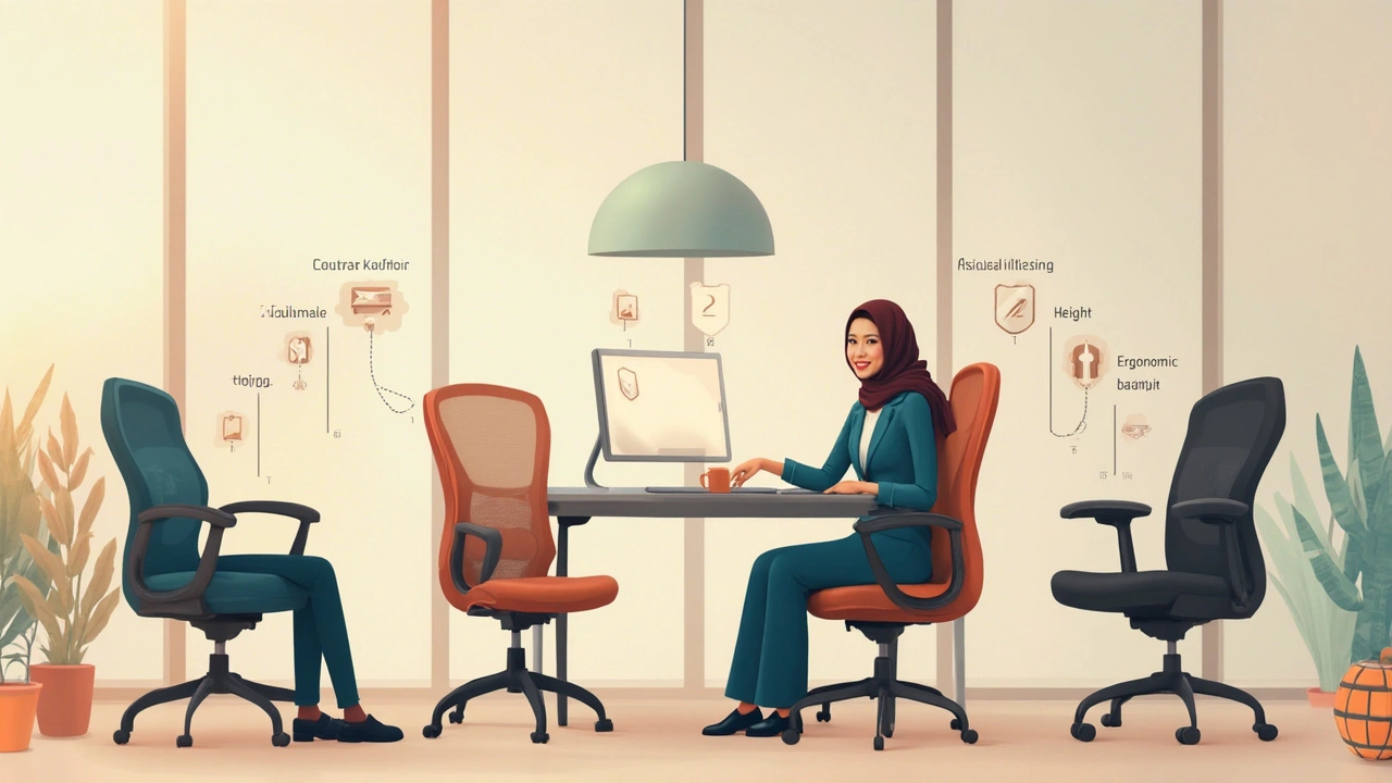 أنواع الكراسي المكتبية حسب بيئة وطبيعة العمل